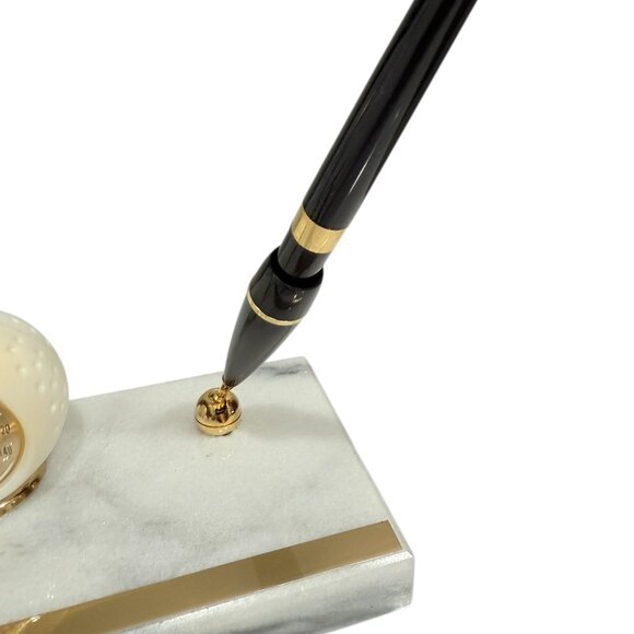 Vintage Golf desk pen holder & Thermometer set - Picture 6 of 10